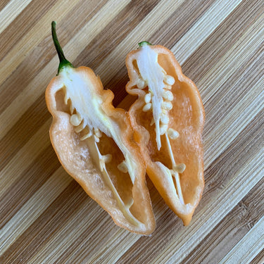 Bhut Jolokia Peach x Pimenta de Neyde - Seeds - The Pepper Pantry (Formerly Marie Sharp's)